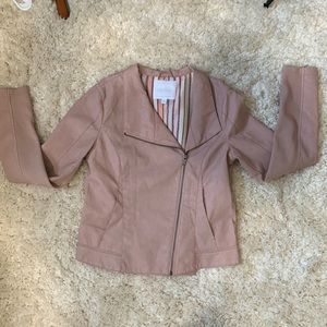 COPY - Anthropologie Ett Twa Leather Moto Jacket - Small